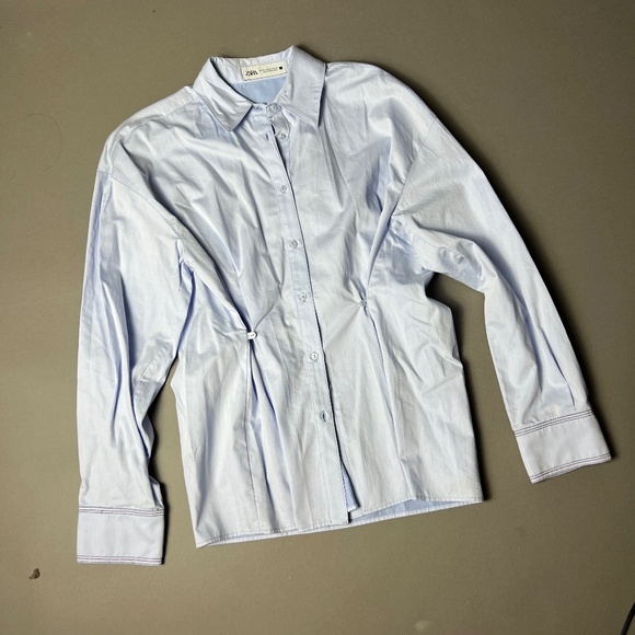 Light blue Oxford shirt Zara - Picture 1 of 5